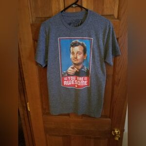 Mens Gray Chive Graphic T-Shirt